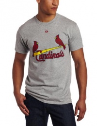 MLB St. Louis Cardinals Official Wordmark Short Sleeve Basic Tee Men's MLB St. Louis Cardinals Official Wordmark Short Sleeve Basic Tee Men's
