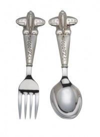 Reed & Barton Zoom Zoom 2-Piece Baby Flatware Set Reed & Barton Zoom Zoom 2-Piece Baby Flatware Set