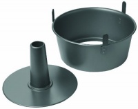 Chicago Metallic Non-Stick 2-Piece Angel Food Cake Pan with Feet Chicago Metallic Non-Stick 2-Piece Angel Food Cake Pan with Feet