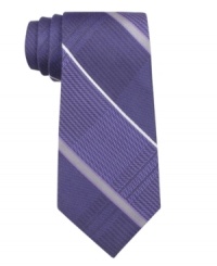 Simple and subtle. Pair this striped DKNY tie with a crisp shirt from your closet for instant sophistication. Simple and subtle. Pair this striped DKNY tie with a crisp shirt from your closet for instant sophistication.