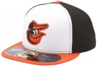 MLB Baltimore Orioles Authentic On Field 59Fifty Cap White/Black/Orange MLB Baltimore Orioles Authentic On Field 59Fifty Cap White/Black/Orange