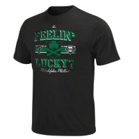 Philadelphia Phillies Black Irish Catch T-Shirt Philadelphia Phillies Black Irish Catch T-Shirt