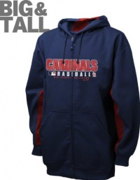 St. Louis Cardinals Big & Tall Authentic Collection Red Hooded Sweatshirt