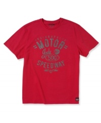 Is your casual look on track? Rev it up with this cool tee from Izod for Indy 500. Is your casual look on track? Rev it up with this cool tee from Izod for Indy 500.