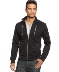 There's no contest in INC International Concepts' Girls vs. Suits track jacket. You'll turn any outfit into a fashionable ensemble with this versatile look. There's no contest in INC International Concepts' Girls vs. Suits track jacket. You'll turn any outfit into a fashionable ensemble with this versatile look.