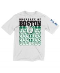 Baller! Show off your love of the team and the sport with this Boston Celtics t-shirt from adidas. Baller! Show off your love of the team and the sport with this Boston Celtics t-shirt from adidas.