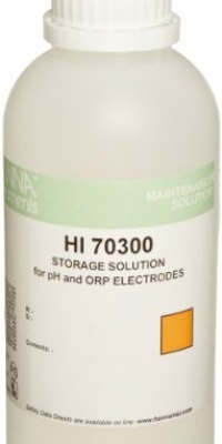 Hanna Instruments HI 70300M Storage Solution for pH/ORP Electrodes, 230mL Bottle