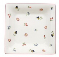 Villeroy & Boch Petite Fleur 8-1/2-Inch Square Rim Soup Bowl Villeroy & Boch Petite Fleur 8-1/2-Inch Square Rim Soup Bowl