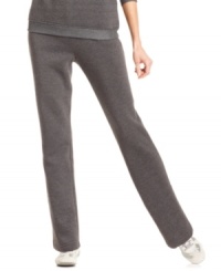 Make yourself comfortable in Karen Scott's nicely priced fleece pants. Pair it with anything from the matching top to an easy tee for weekend-chic style.