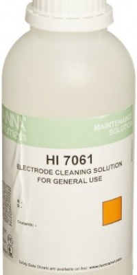 Hanna Instruments HI 7061M Electrode Cleaning Solution, 230mL Bottle Hanna Instruments HI 7061M Electrode Cleaning Solution, 230mL Bottle