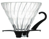 Hario Coffee Dripper V60 Size 02 Black Glass Hario Coffee Dripper V60 Size 02 Black Glass