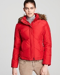 To change up your coat according to your mood, just remove the detachable faux-fur trimmed hood on this Calvin Klein coat. The cropped length makes it a great match for chic winter skirts. To change up your coat according to your mood, just remove the detachable faux-fur trimmed hood on this Calvin Klein coat. The cropped length makes it a great match for chic winter skirts.