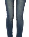 WallFlower Juniors Vintage Collection Sassy Skinny Jeans with Embellished Back Pocket