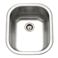 Houzer CS-1407-1 Club 13-5/8-by-17-3/16-Inch Undermount Stainless Steel Bar or Prep Sink Houzer CS-1407-1 Club 13-5/8-by-17-3/16-Inch Undermount Stainless Steel Bar or Prep Sink
