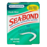 Sea-Bond Denture Adhesive Wafers, Lowers, Fresh Mint, 30 ct. Sea-Bond Denture Adhesive Wafers, Lowers, Fresh Mint, 30 ct.