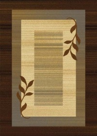 Home Dynamix Royalty Hd602j-530 5-Feet 2-Inch by 7-Feet 2-Inch Area Rug, Brown/Blue