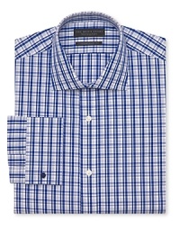 The Men's Store at Bloomingdale's Plaid Dress Shirt - Contemporary Fit The Men's Store at Bloomingdale's Plaid Dress Shirt - Contemporary Fit