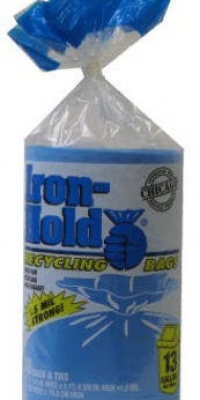 Berry Plastics Corp 90013-6 13 Gallons Clear/With Blue Tint Recycling Bag, 24-Inch x 29.375-Inch, 1.50 Mil, 30-Count Berry Plastics Corp 90013-6 13 Gallons Clear/With Blue Tint Recycling Bag, 24-Inch x 29.375-Inch, 1.50 Mil, 30-Count