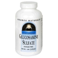 Source Naturals Glucosamine Sulfate 500mg, 240 Capsules Source Naturals Glucosamine Sulfate 500mg, 240 Capsules