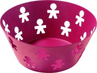 A di Alessi Girotondo Pierced Basket, Red A di Alessi Girotondo Pierced Basket, Red
