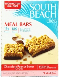 South Beach Diet Meal Bar, Chocolate Peanut Butter, 9 Count South Beach Diet Meal Bar, Chocolate Peanut Butter, 9 Count