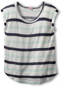 Splendid Girls 7-16 Clearwater Stripe Top, White, 7/8 Splendid Girls 7-16 Clearwater Stripe Top, White, 7/8