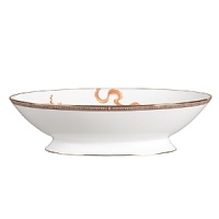 Dynasty, the newest pattern from Wedgwoods Expressive collection is uniquely designed with an archival Chinese Dragon motif and elegant Greek key border. Bone china. Dynasty, the newest pattern from Wedgwoods Expressive collection is uniquely designed with an archival Chinese Dragon motif and elegant Greek key border. Bone china.