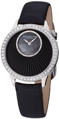 Stuhrling Original Women's 336.12151Set Vogue Audrey Radiant Swiss Quartz Black Mother-Of-Pearl Dial Watch Set Stuhrling Original Women's 336.12151Set Vogue Audrey Radiant Swiss Quartz Black Mother-Of-Pearl Dial Watch Set