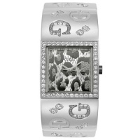 GUESS? Women's U95022L1 Crystal Accented Bangle Watch GUESS? Women's U95022L1 Crystal Accented Bangle Watch