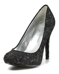 Rendered in sparkling lace, these exquisite pumps feature slight platforms. By IVANKA TRUMP. Rendered in sparkling lace, these exquisite pumps feature slight platforms. By IVANKA TRUMP.