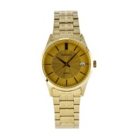Seiko Men's SGEF04P1 Gold Dial Gold-Tone Stainless Steel Watch Seiko Men's SGEF04P1 Gold Dial Gold-Tone Stainless Steel Watch