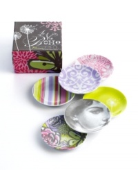 Rosanna puts a modern twist on tradition in artfully eclectic La Vie Boho dip dishes. A pretty face and patterns from every era adorn porcelain that's both sleek and sturdy. A beautiful box makes the set a great gift, too! Rosanna puts a modern twist on tradition in artfully eclectic La Vie Boho dip dishes. A pretty face and patterns from every era adorn porcelain that's both sleek and sturdy. A beautiful box makes the set a great gift, too!