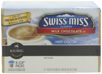 Swiss miss Hot Cocoa, Milk Chocolate, K-Cup Portion Pack for Keurig K-Cup Brewers 12-Count Swiss miss Hot Cocoa, Milk Chocolate, K-Cup Portion Pack for Keurig K-Cup Brewers 12-Count