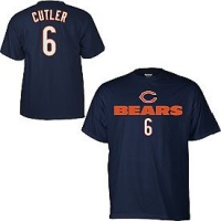 Reebok Chicago Bears Jay Cutler Name & Number T-Shirt Reebok Chicago Bears Jay Cutler Name & Number T-Shirt