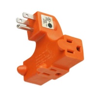 Right Angle Wall Tap - 3-Outlet Splitter - UL Listed - Behind Furniture Right Angle Wall Tap - 3-Outlet Splitter - UL Listed - Behind Furniture