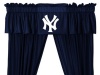 New York Yankees NY Window Treatments Valance and Drapes