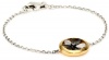 Elizabeth and James Horseshoes and Clovers 23k Gold-Plated and Rhodium Clover Identification Bracelet