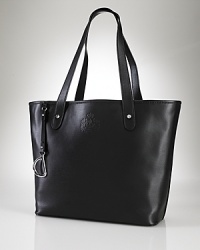A polished and sophisticated tote in luxe leather from Lauren Ralph Lauren. A polished and sophisticated tote in luxe leather from Lauren Ralph Lauren.