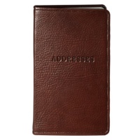 POST Pocket Address Book, Rustico Brown POST Pocket Address Book, Rustico Brown