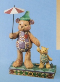 Jim Shore Hand in Hand Bear with Cat Jim Shore Hand in Hand Bear with Cat