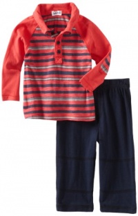 Splendid Littles Baby-boys Infant Capeside Stripe Polo and Pant Set, Paprika, 6-12 Months Splendid Littles Baby-boys Infant Capeside Stripe Polo and Pant Set, Paprika, 6-12 Months