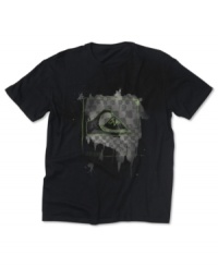 When image is everything: The Alloy Tee with its oversized action sports graphic from Quiksilver.