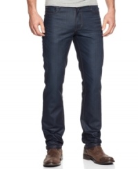 Get a fresh coat of cool for your denim look with these coated jeans from Ring of Fire. Get a fresh coat of cool for your denim look with these coated jeans from Ring of Fire.