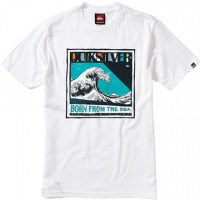 Quiksilver Boys 8-20 Sights, White, Large Quiksilver Boys 8-20 Sights, White, Large