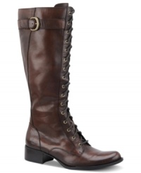 Add detailed structure to your look with the hand-crafted construction of the Niny boots by Born. Add detailed structure to your look with the hand-crafted construction of the Niny boots by Born.