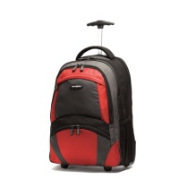 Samsonite Wheeled Backpack, Black/Orange, One Size Samsonite Wheeled Backpack, Black/Orange, One Size