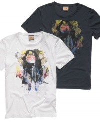 Let your casual style spill over with these splatter paint graphic t-shirts from BOSS ORANGE.