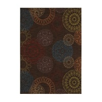 Constructed in rich New Zealand wool, this Karastan rug complements modern decor, and infuses classic rooms with a breath of fresh air. Depicting geometric jewel-toned shapes on deep brown ground, rugs in Karatan's Iconoclast Collection radiate contemporary elegance. Constructed in rich New Zealand wool, this Karastan rug complements modern decor, and infuses classic rooms with a breath of fresh air. Depicting geometric jewel-toned shapes on deep brown ground, rugs in Karatan's Iconoclast Collection radiate contemporary elegance.