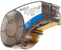 Brady M21-1000-427 14' Length, 1 Width, B-427 Self-Laminating Vinyl, Black On White/Translucent Color BMP 21 Mobile Printer Label Brady M21-1000-427 14' Length, 1 Width, B-427 Self-Laminating Vinyl, Black On White/Translucent Color BMP 21 Mobile Printer Label