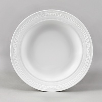 Urban chic and elegance are the hallmarks of the new Intaglio collection from Wedgwood, yet drawing its design inspiration from the delicate embossing of the Georgian era, the fresh white color way is crisp, clean and contemporary. Intaglio highlights the traditional skills of knurling and engine turning, the arts of indenting designs in wet clay to give a distinctive tactile finish. The designs are unique across all the pieces and bring an intricate web of fresh but understated silhouette to the table. Urban chic and elegance are the hallmarks of the new Intaglio collection from Wedgwood, yet drawing its design inspiration from the delicate embossing of the Georgian era, the fresh white color way is crisp, clean and contemporary. Intaglio highlights the traditional skills of knurling and engine turning, the arts of indenting designs in wet clay to give a distinctive tactile finish. The designs are unique across all the pieces and bring an intricate web of fresh but understated silhouette to the table.